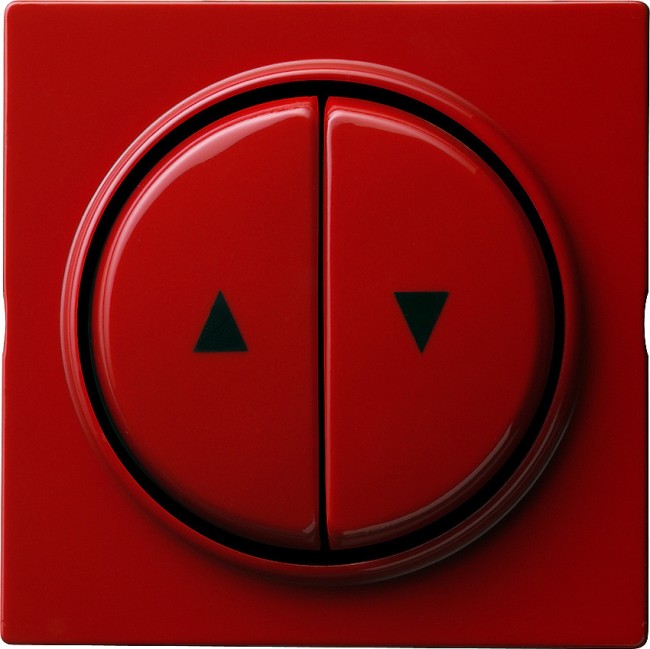 29443 - Gira Двойная клавиша для жалюзи со стрелками красный