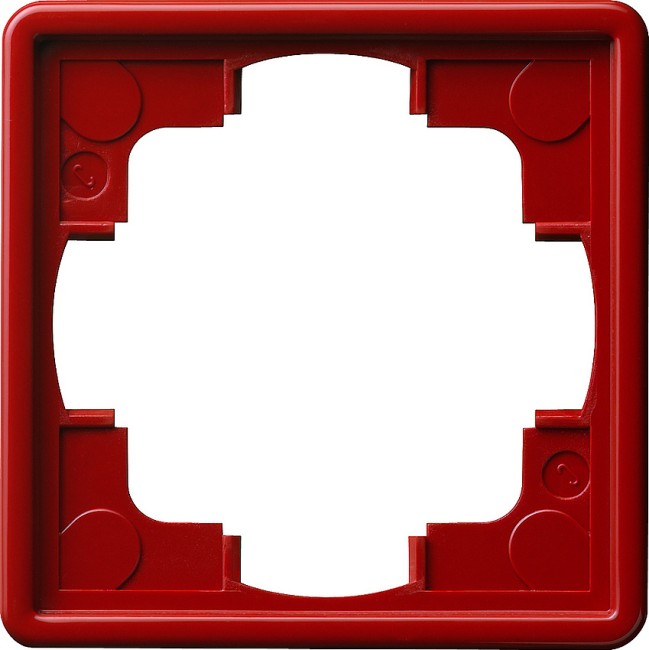21143 - Gira Рамка одинарная красный
