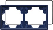 25246 - Gira Рамка двойная с уплотнительной вставкой синий