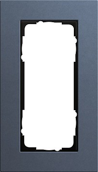 1002227 - Gira Esprit Linoleum-MPx Рамка на 2 поста без перегородки, синяя