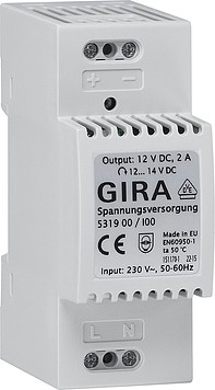 531900 - Gira Блок питания 12V D/C/2A REG