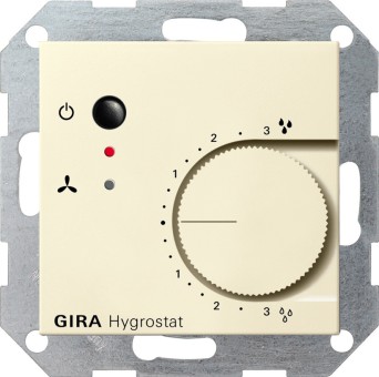 226501 - Gira System55 Электронный гигростат, глянцевый кремовый