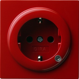 18243 - Gira Розетка с индикатором красный