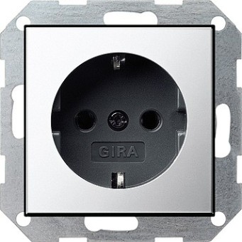 4188605 - Gira System55 ClassiX Розетка 2К+З 16 А, 250 В, хром