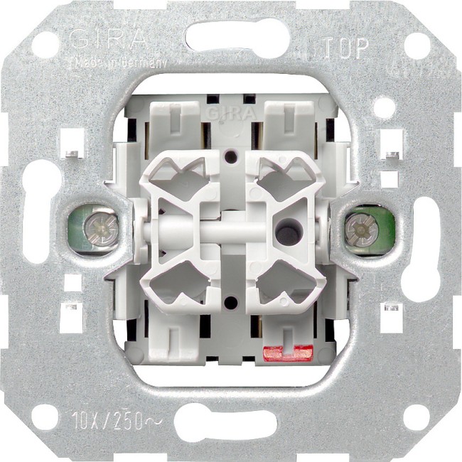10500 - Gira Механизм выключателя 2-кл. 10А; 250В;~