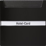 14047 - Gira Выключатель для карт, используемых в отелях черный