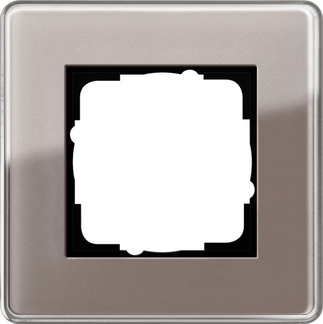 211522 - Gira Esprit Glass C Рамка на 1 пост,  дымчатое стекло