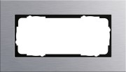 100217 - Gira Esprit  Рамка на 2 поста без перегородки, алюминий