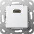 566903 - Gira System55 Разъем HDMI, инвертирующий адаптер, глянцевый белый