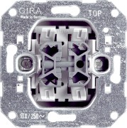 10800 - Gira Механизм переключателя 2-кл. с 2-х мест 10А; 250В;~