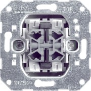 14700 - Gira Механизм кнопочного выключателя 2-кл. с 4-мя выходами 10А; 250В;~