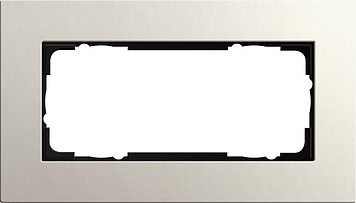 1002220 - Gira Esprit Linoleum-MPx Рамка на 2 поста без перегородки, светло-серая