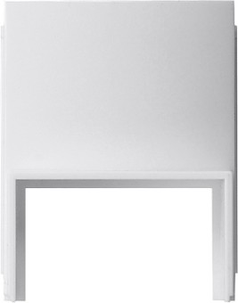 17053 - Gira Studio Адаптер для кабельного ввода 1-местн. для канала 20 x 30 мм, белый