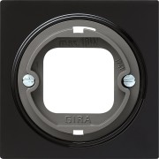 65947 - Gira Накладка для штыкового затвора для светового сигнала для крышек со штыковым затвором черный