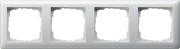 21403 - Gira Standard55 Рамка на 4 поста,  глянцевый белый