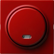 15343 - Gira Кнопочный выключатель для малого напряжения до 42 В с подсветкой красный