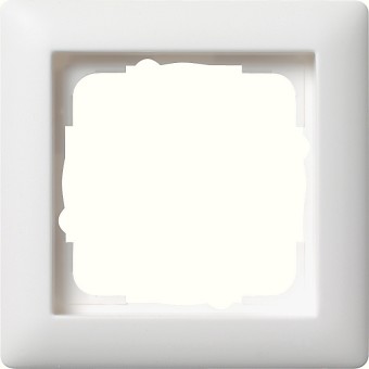 21104 - Gira Standard55 Рамка на 1 пост ,  матовый белый