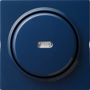 12046 - Gira Выключатель с клавишей с подсветкой синий