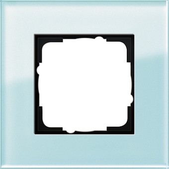 21118 - Gira Esprit  Рамка на 1 пост,  салатовое стекло