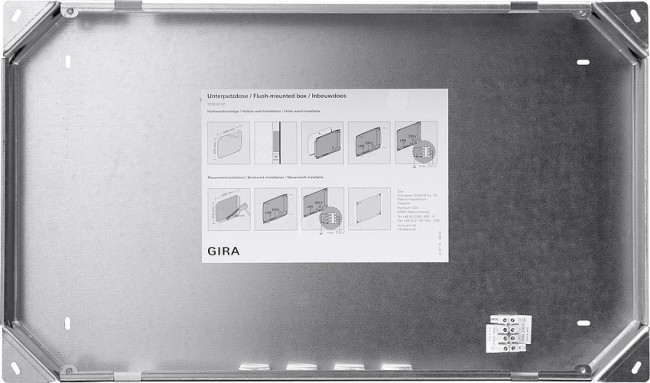 Монтажная коробка скрытого монтажа для Gira Control 19 Client