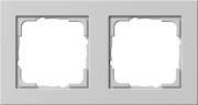 021237 - Gira Рамка E2 двойная, серый матовый