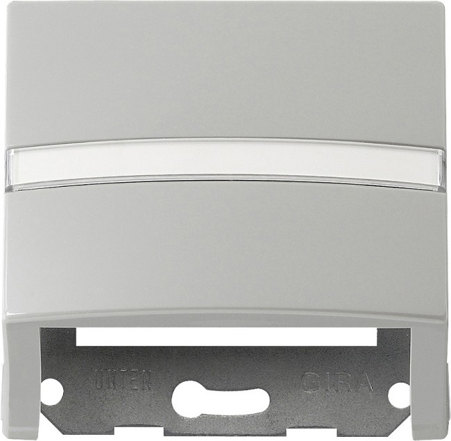 87042 - Gira Накладка с опорной пластиной для розеток средств связи серый