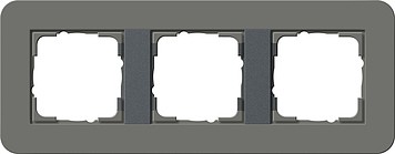 213423 - Gira E3 Рамка на 3 поста, темно-серый/антрацит