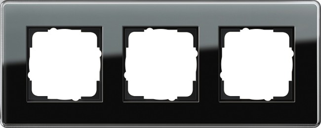 213505 - Gira Esprit Glass C Рамка на 3 поста,  черное стекло