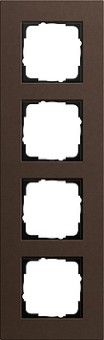 214223 - Gira Esprit Linoleum-MPx Рамка на 4 поста, коричневая