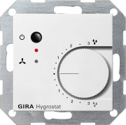 226527 - Gira System55 Электронный гигростат,  матовый белый