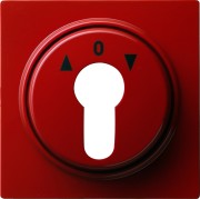 66443 - Gira Накладка выключателя с ключом красный
